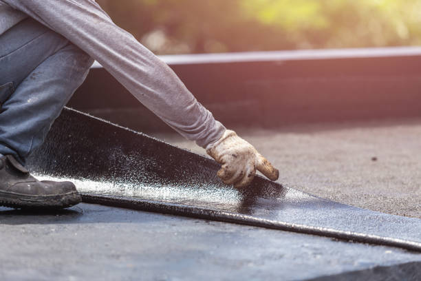 Professional Basement Waterproofing technician working in Waldron, IN